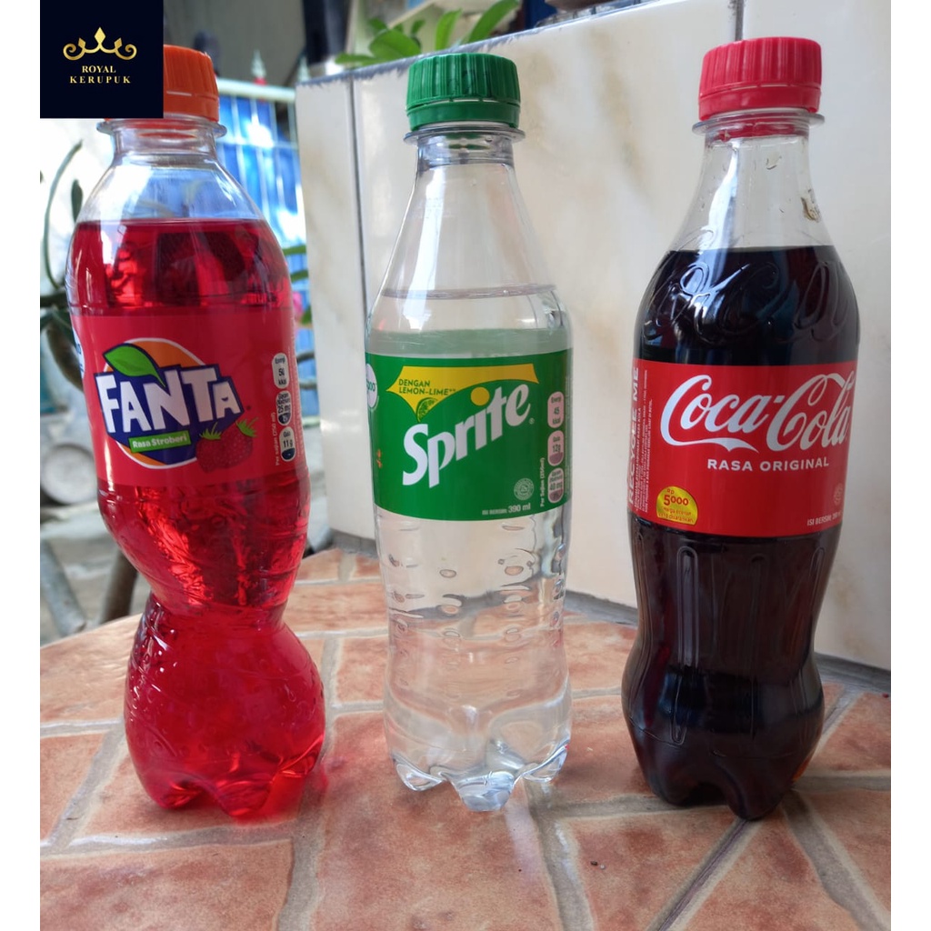 

Coca cola / Fanta / Sprite isi 390 ml / botol