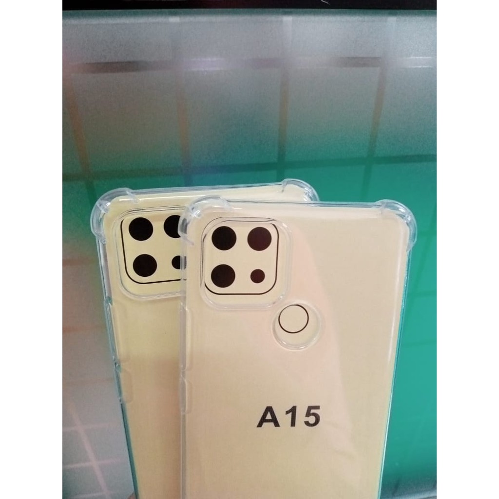 Case Anticrack Oppo A15 Casing Silikon Anti Crack Soft Case Bening Antishock Oppo A15 Original