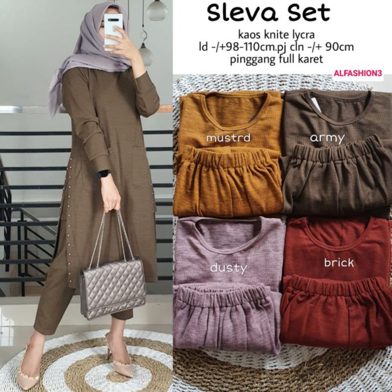 BISA COD | SETELAN BAJU SLEVA SET AL FASHION