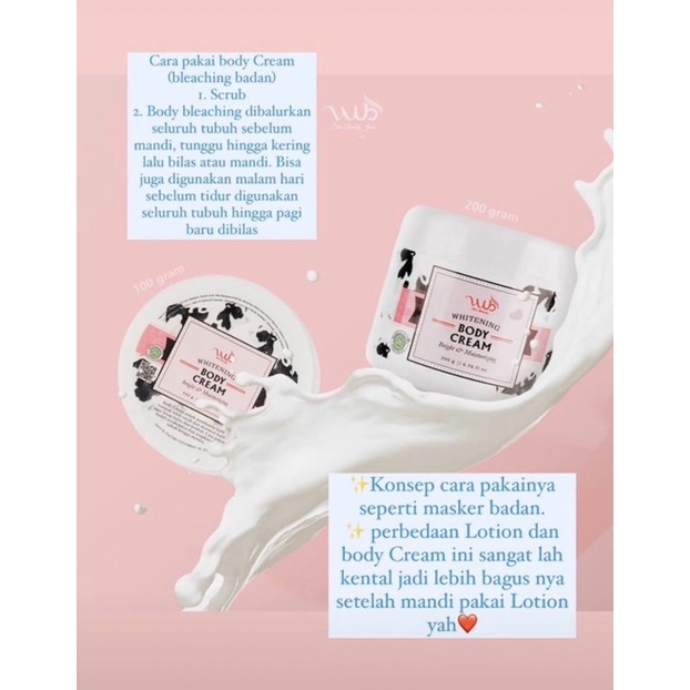 body cream wub