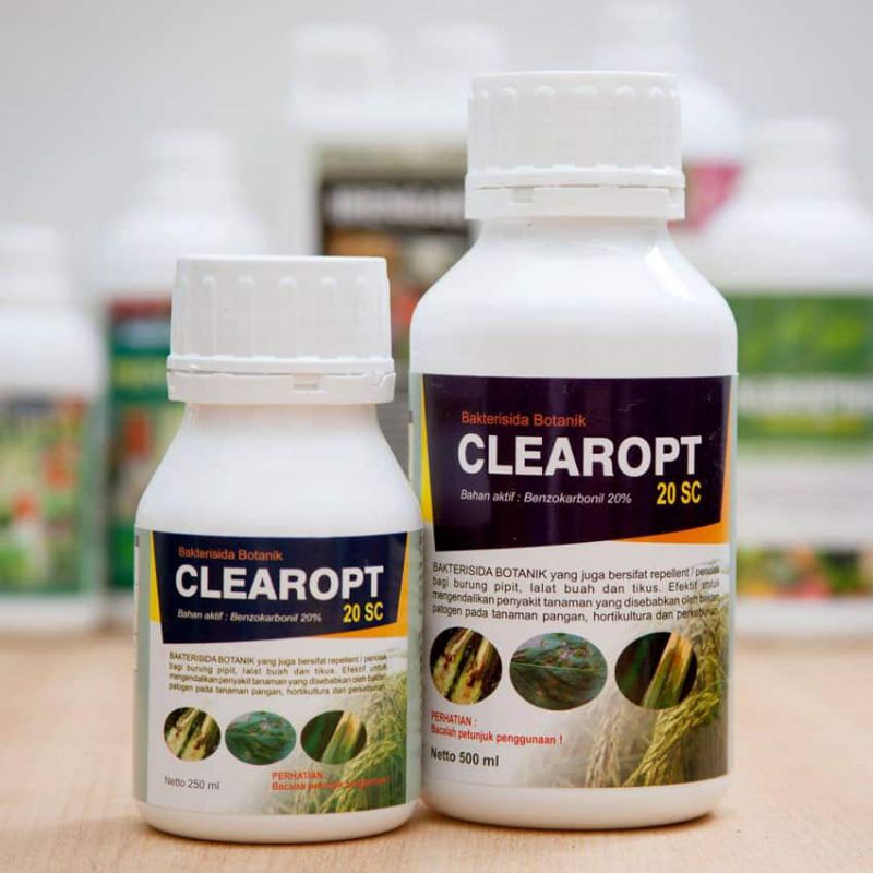 CLEAROPT 20 SC BAKTERISIDA/ CLEAROPT 20 SC 500 ml BIMACO BMA penolak burung pipit tikus & lalat buah