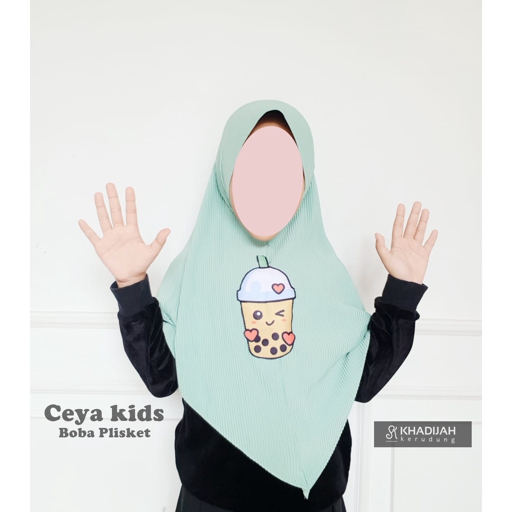 Harga Jilbab Anak Kerudung Anak Instan Jersey Pad Antem Plisket tali
kerut Ceya Kids / Kerudung Anak