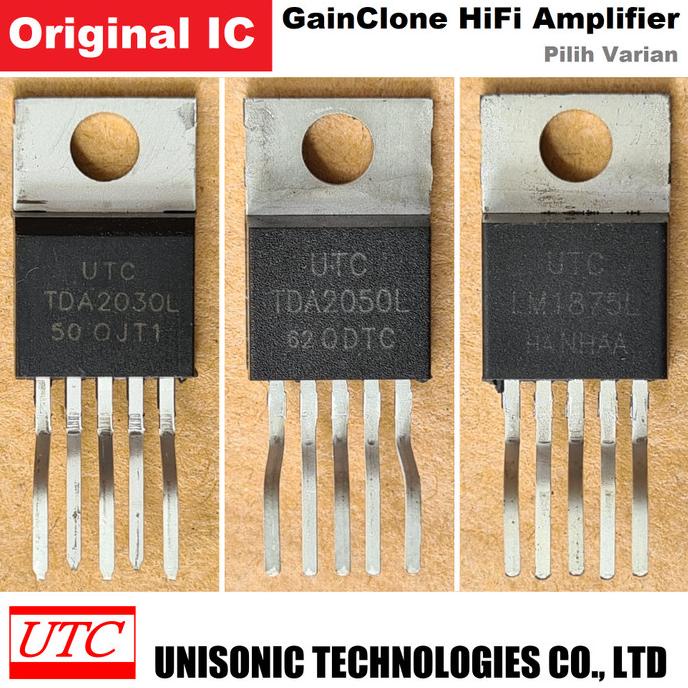 IC HiFI Amplifier Gainclone Original UTC LM1875-L TDA2050-L TDA2030-L miror1m Kualitas Baik