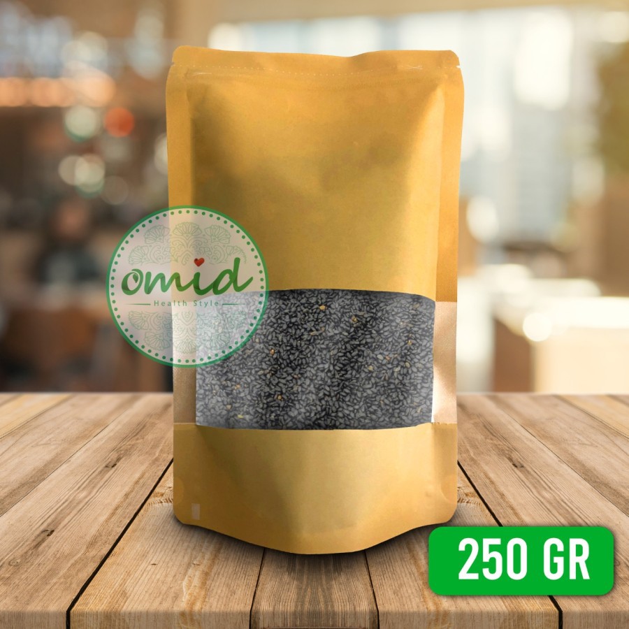 

Basil Seeds | Biji Selasih [Paper Pouch Packaging] | 250gr