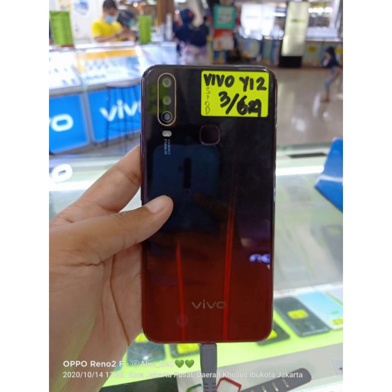 Second Hp Vivo Y12 3/64 Mulus 98%