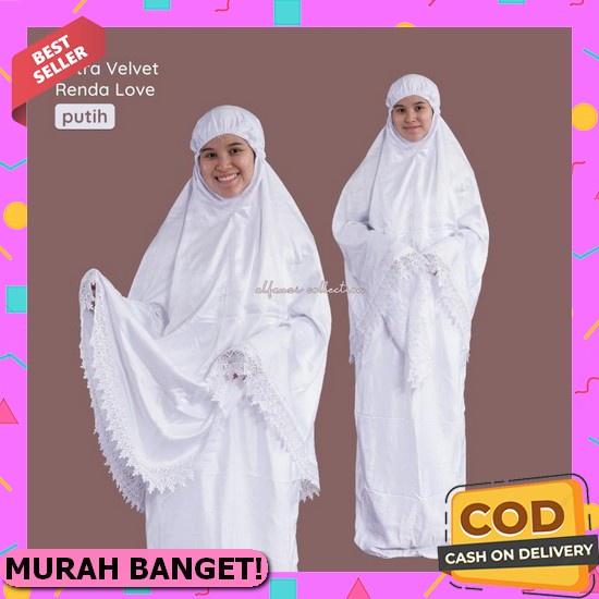 Mukena Dewasa Renda Mewah Terbaru Tali Ikat Mukenah Sultan Mukena Premium Silk Mewah Mukna Dewasa Te