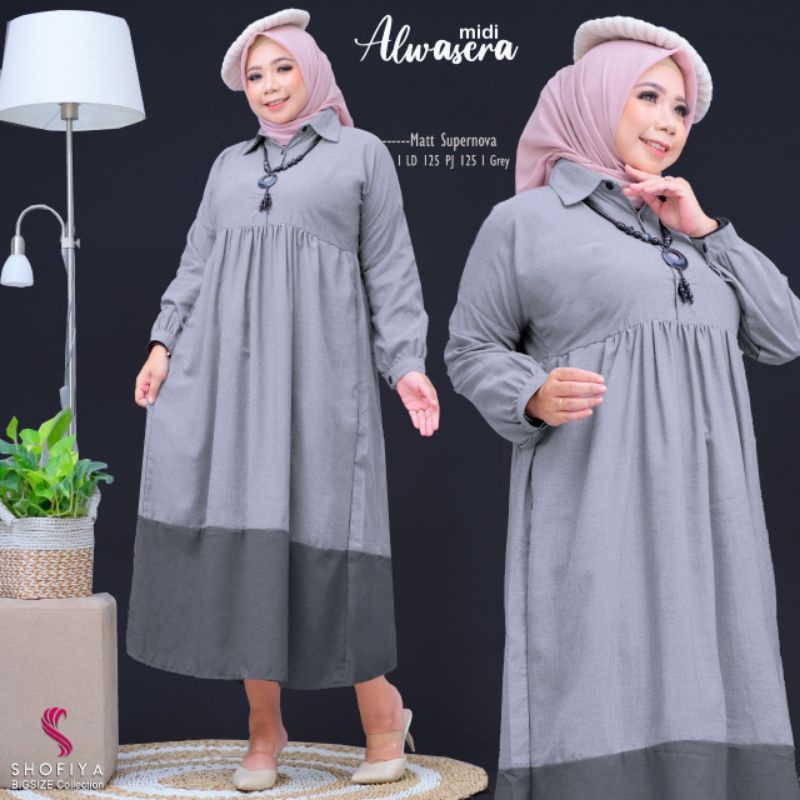 Alwasera Midi Jumbo by Shofiya / Midi Best Seller / Solo