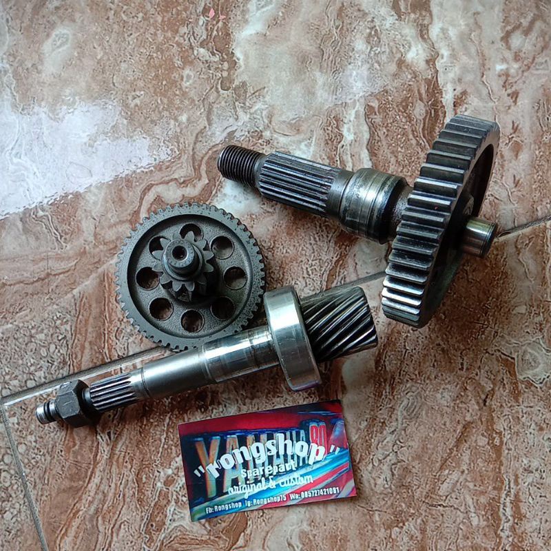 Jual rasio gearbox gardan beat karbu,scoopy karbu,spacy karbu Shopee
