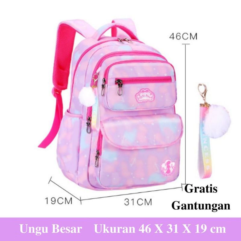 TAS RANSEL SEKOLAH PELANGI IMPOR
