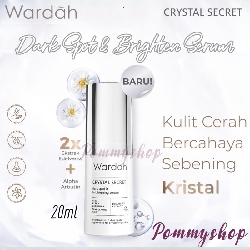 Wardah Crystal Secret Dark Spot &amp; Brightening Serum 20ml