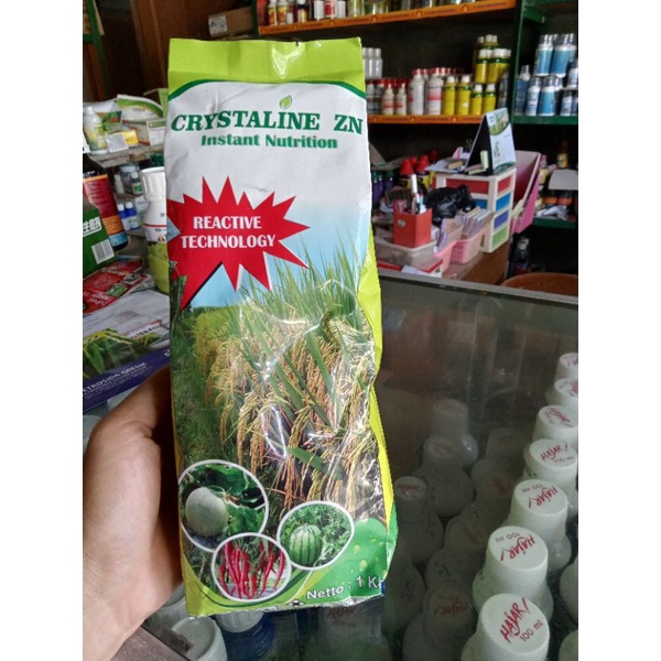 Crystalin ZN kemasan 1 kg Pupuk Zn instan