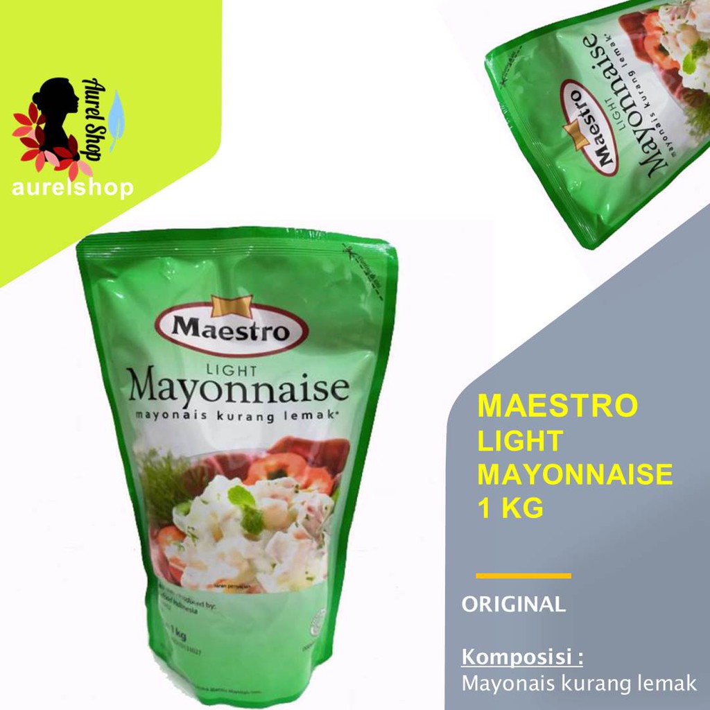 

MAESTRO Light Mayonnaise kemasan 1 kg