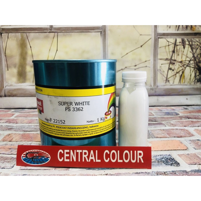 

Tinta Sablon Policoat Super White PS 3362 Basis Minyak - 1KG