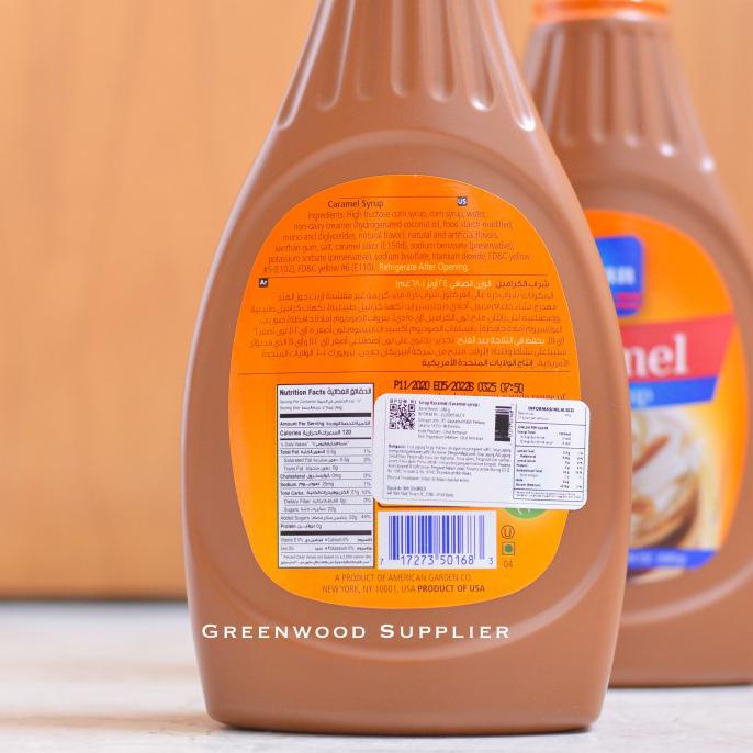 

AMERICAN GARDEN CARAMEL SYRUP 680G - HIGH GRADE