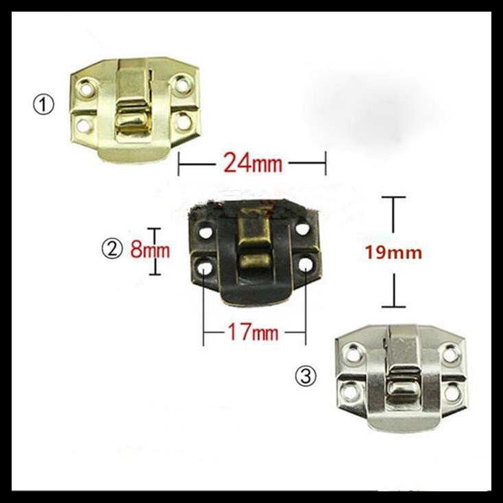 Kunci Pengait box/ kunci kotak souvenir kayu /buckle uk 24x19mm grosir