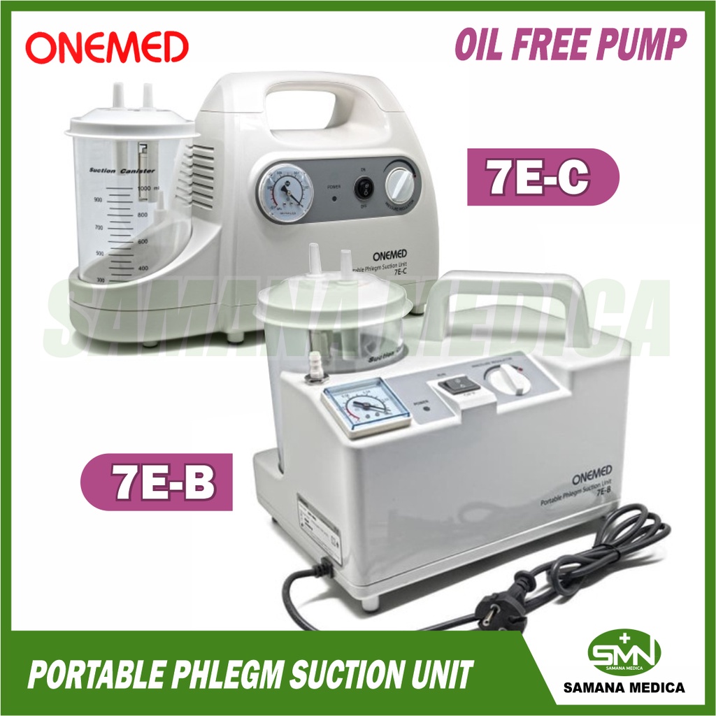 PORTABLE PHLEGM SUCTION UNIT 7E-B / 7E-C ONEMED Alat Hisap Lendir Homecare kebutuhan tinggi dari rumah sakit / praktek dokter ONEMED