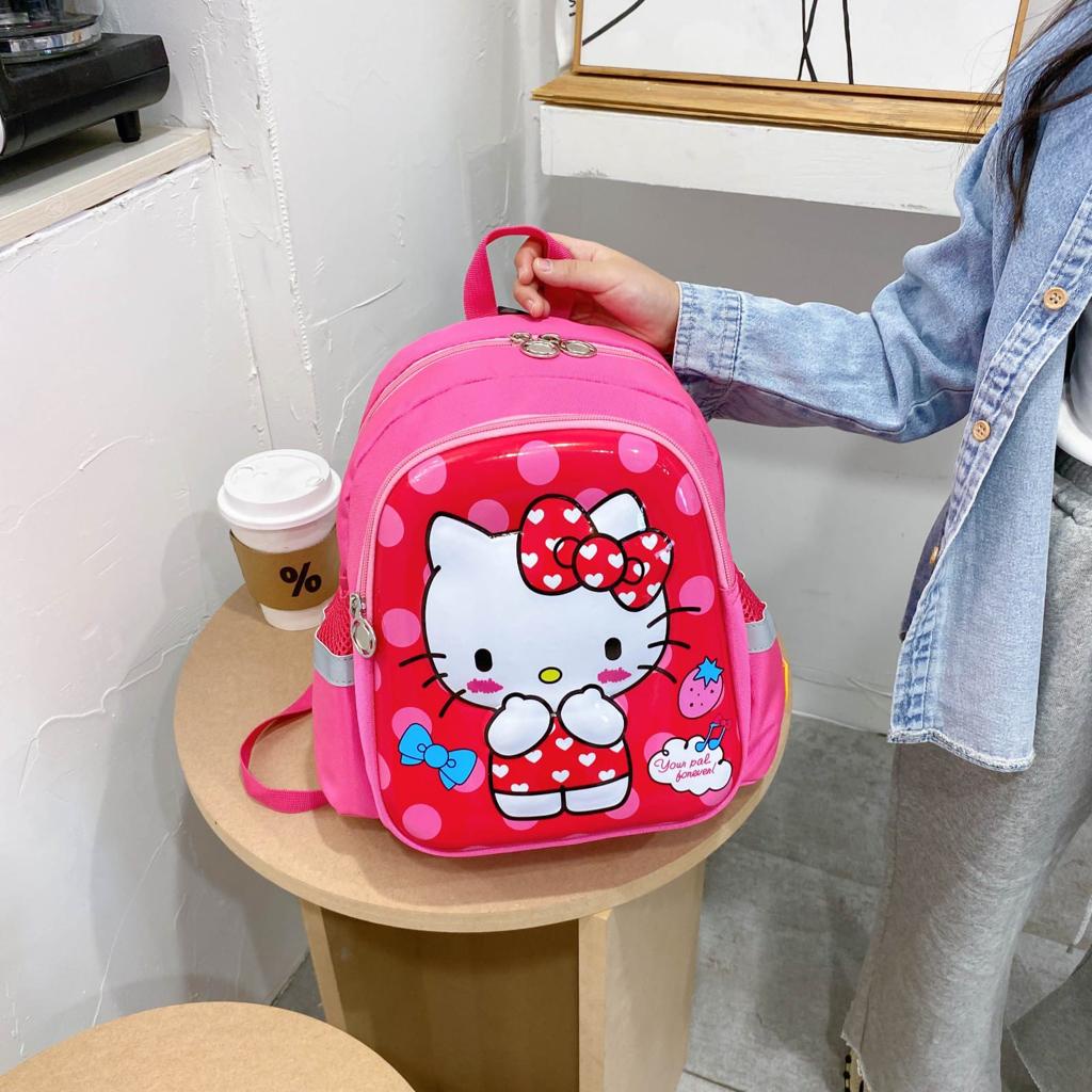 [Jualsemua18]Tas Anak Anak Motif Hello Kitty Dan Princess / Ransel Anak Motif Lucu Dan Imut / Cute Kids Bag/Import