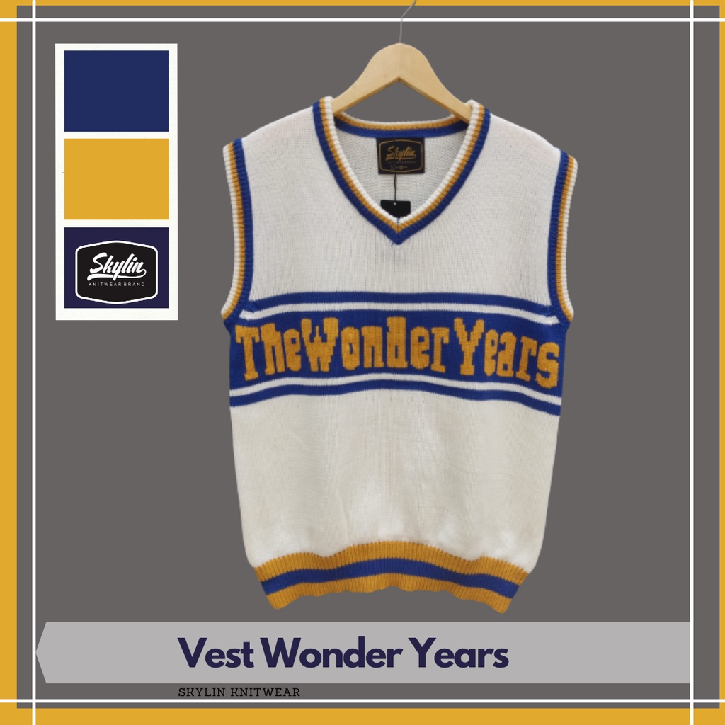 Special Edition Vest Knit WONDER Years - Rompi rajut edisi terbatas