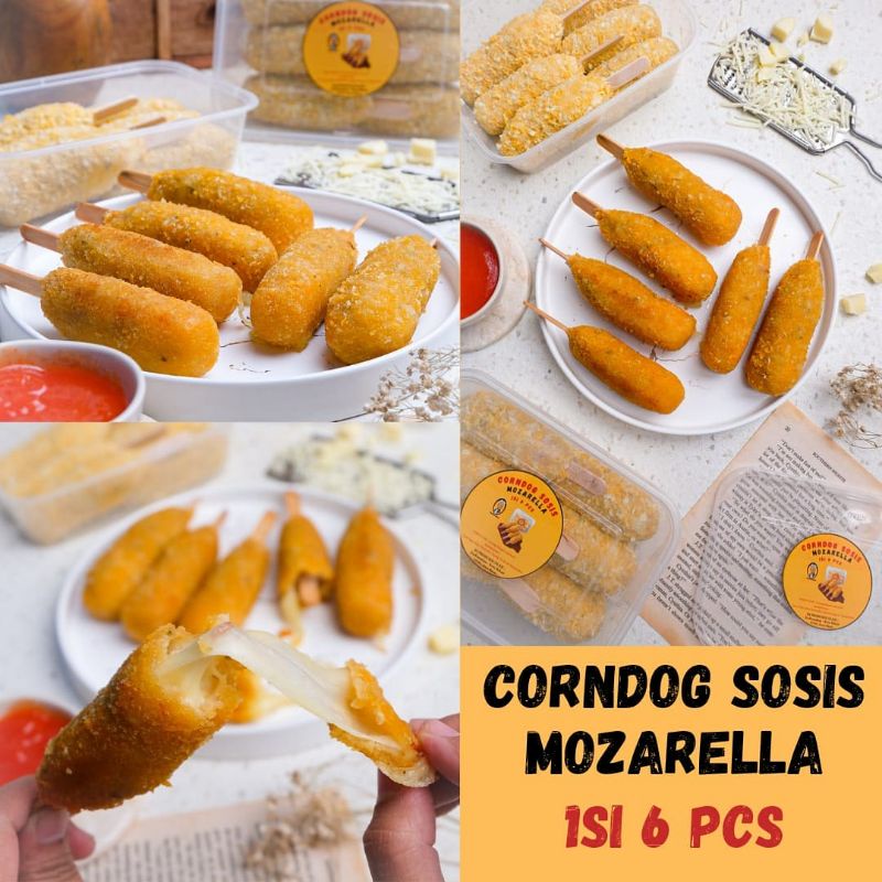 

Corndog Sosis Mozarella isi 6pcs