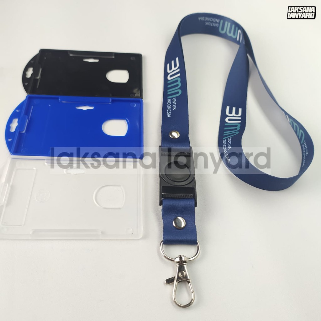 

LANYARD TALI ID CARD BUMN PRINTING plus HOLDER