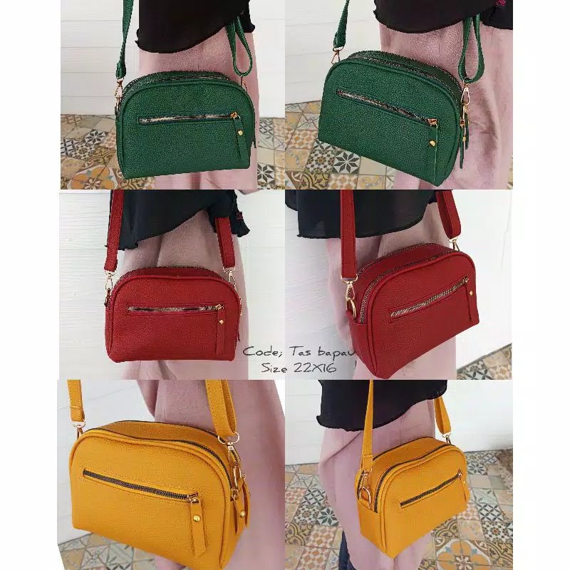 TAS PAPIRUT / TAS PAPIRUT BAPAU / TAS WANITA / TAS PAPIRUT KULIT JERUK / TAS MURAH