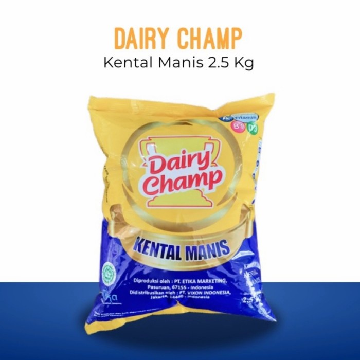 

(BISA COD) Dairy Champ Susu Krimer 1kg | Susu kental manis Dairy Champ - 2,5 kg