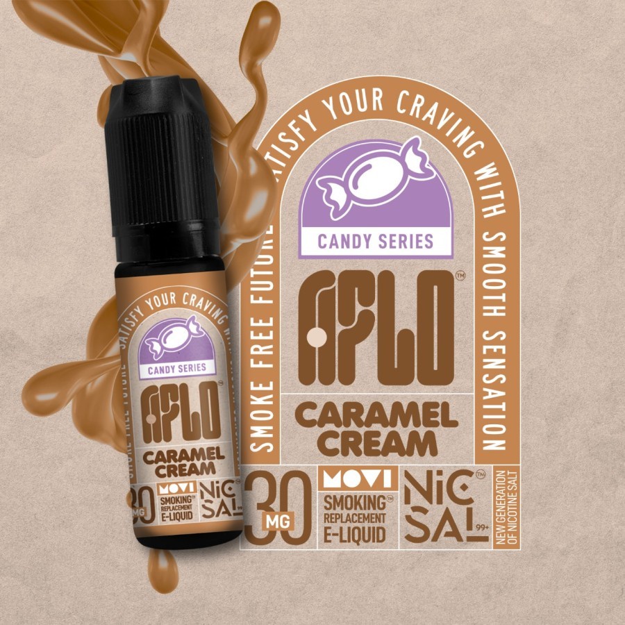 LIQUID NICSAL99+ AFLO CANDY SERIES AFLO CARAMEL CREAM 15ML