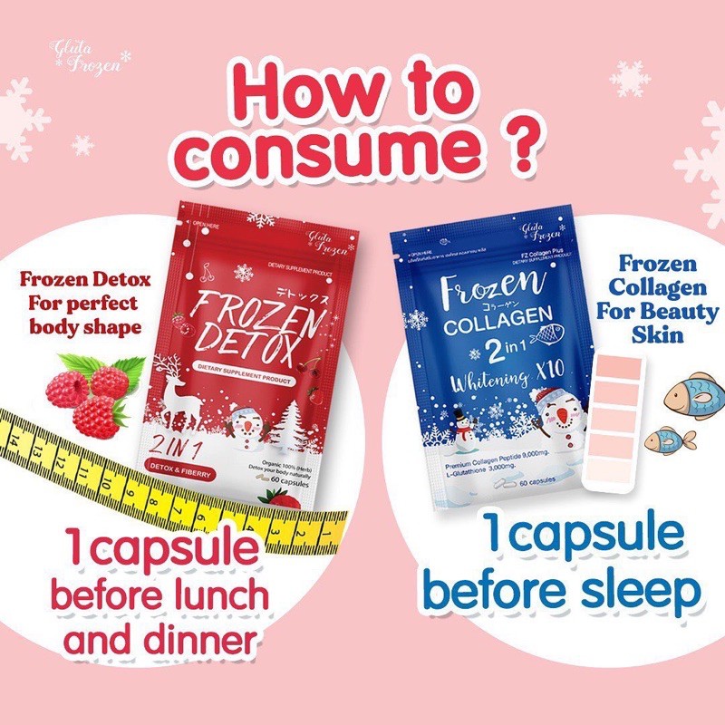 Paket Frozen Collagen Dan Frozen Detox Indonesia