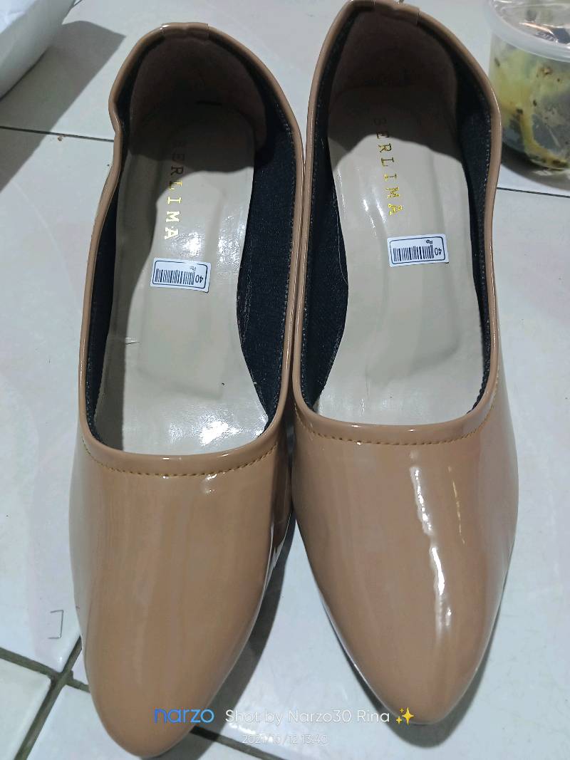 Zufar - Jane Glossy Pentopel Wanita / Sepatu Wanita / Sepatu Kerja Wanita/everlasting Heels