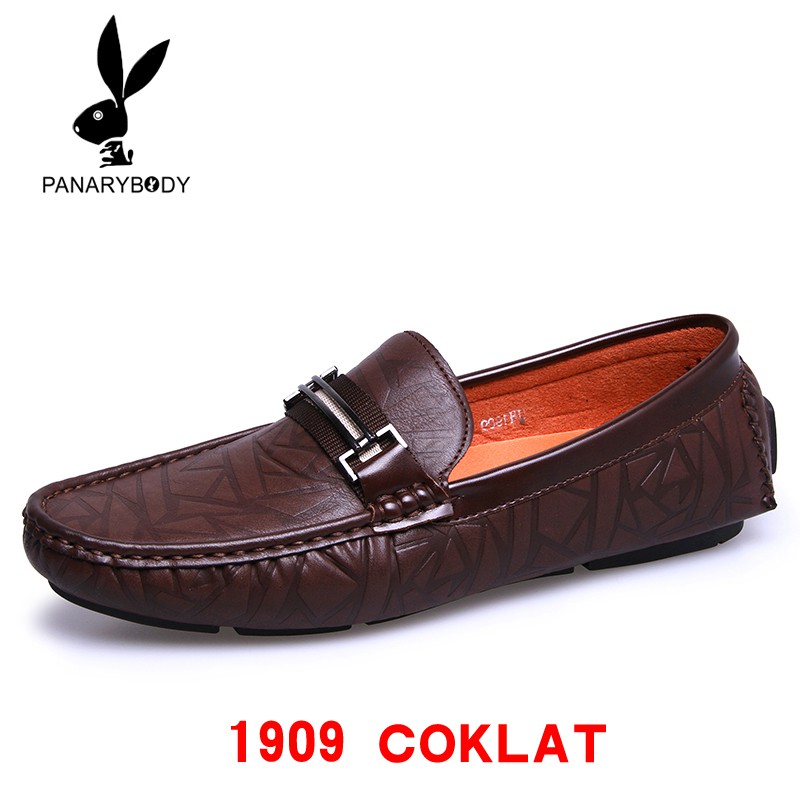 Sepatu Loafers Pria Kasual Antislip Original Branded Sepatu Fantopel Formal Kerja Kantor Keren Pantofel