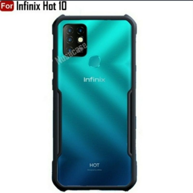 Infinix Hot 9/Hot 9 Play/Hot 10/Zero 8 Ipaky XUNDD Hard Soft Case Shockproof Armor