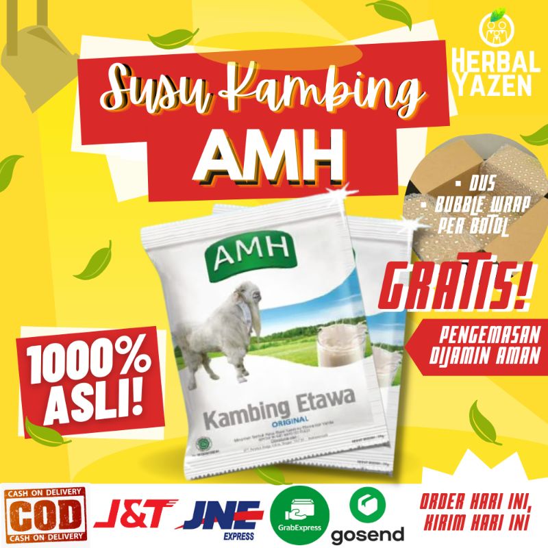 

Susu Kambing Etawa AMH Original Vanila Vanilla isi 10 Sachet