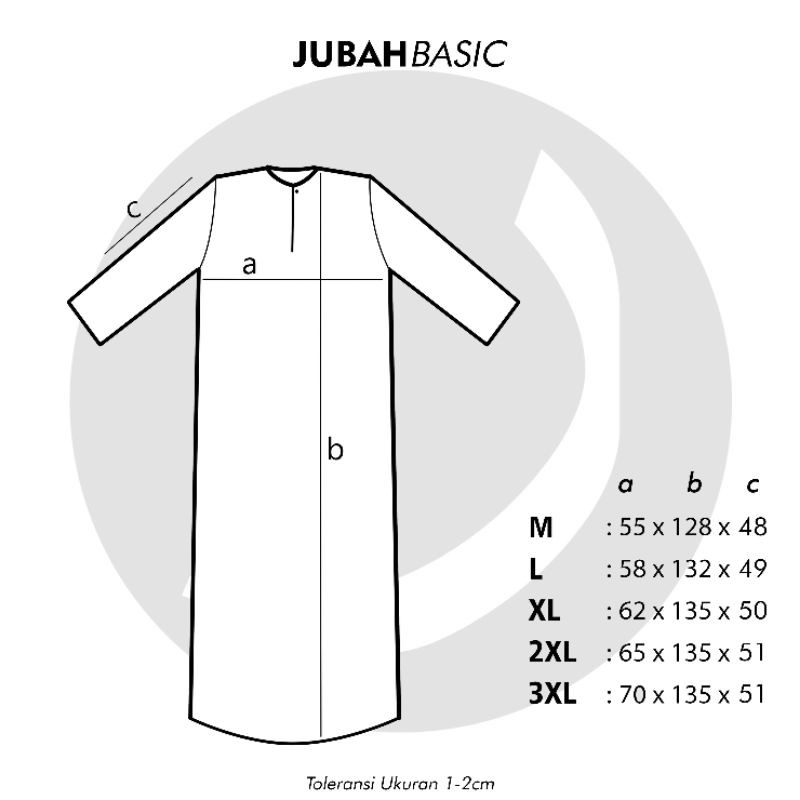 JUBAH BASIC PRIA JUBAH LENGAN PANJANG JUBAH ROSAL COD