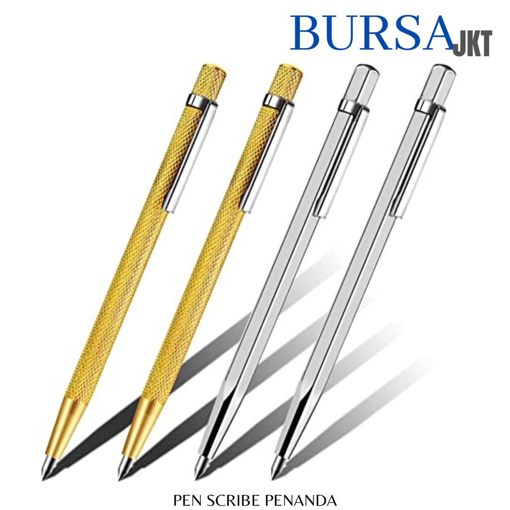 PEN SCRIBE GAGANG EMAS ENGRAVE METAL TUNGSTEN CARBIDE TIP 6 INCH STAINLESS KERAMIK METAL KACA