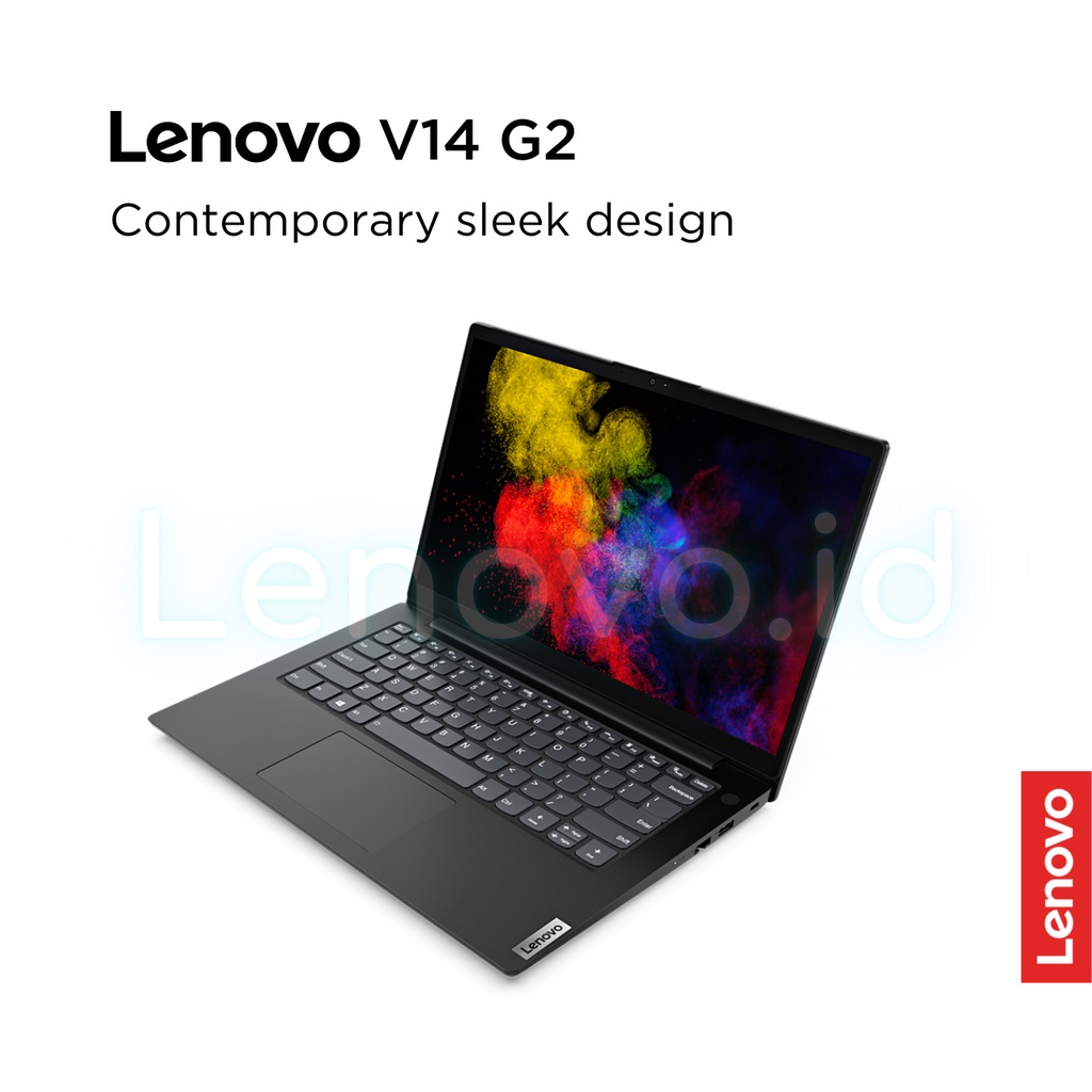 Laptop Desain lenovo v14 amd ryzen 5 5500u 16gb 512ssd win11+ohs