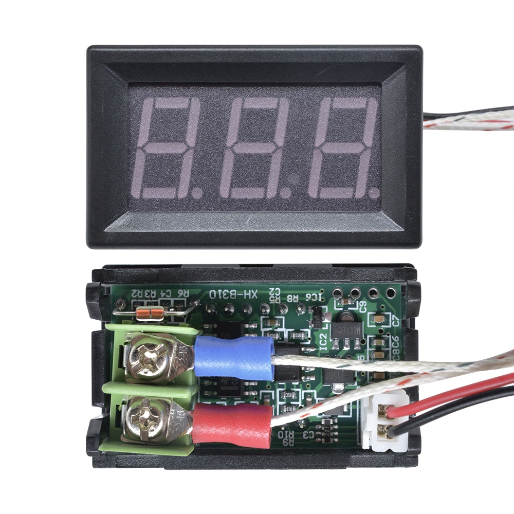 Termometer Industri Digital Xh-B310 Dc 12v Dengan Sensor Thermocouple Tipe K