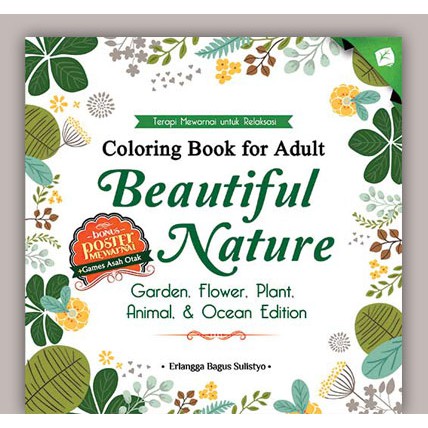 Download Coloring Book For Adult Beautiful Nature Shopee Indonesia