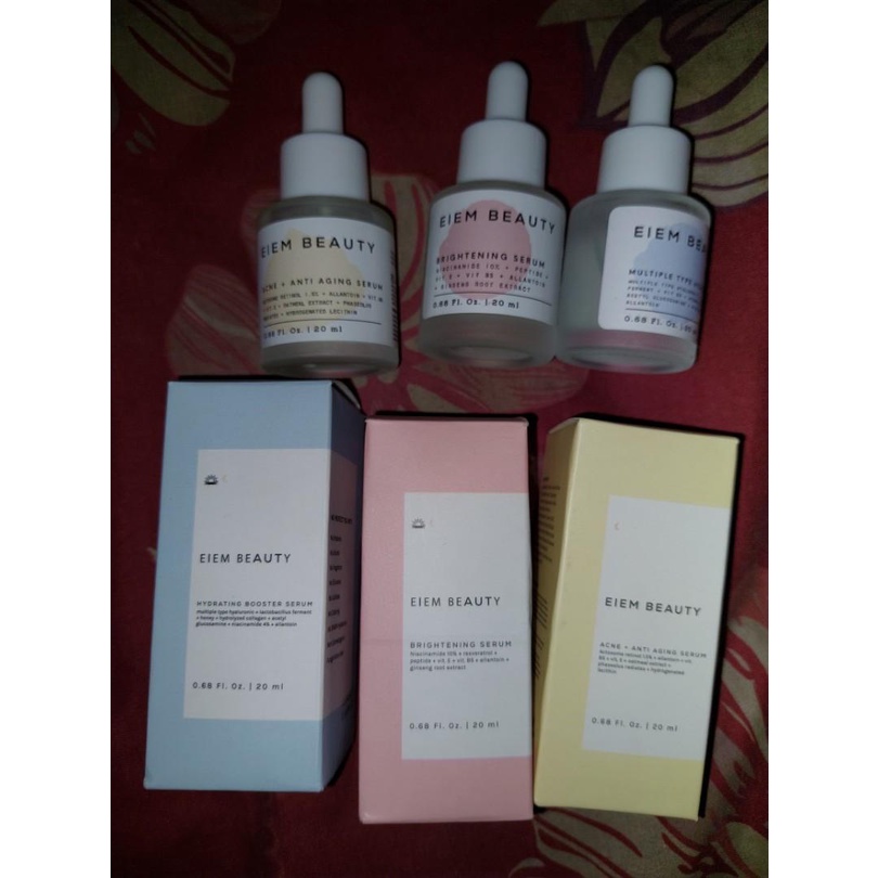 [TERLARIS] EIEM BEAUTY SERUM MOISTURIZER / SERUM BRIGHTENING NIACINAMIDE, HYDRATION BOOSTER SERUM 20ml / TONER