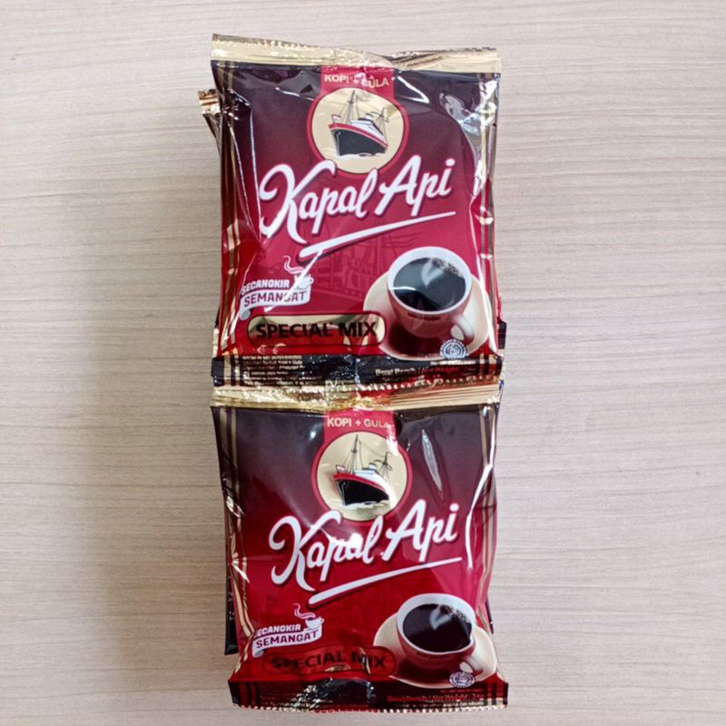 

KOPI KAPAL API SPESIAL MIX (1 RENTENG ISI 10 SACHET) / KAPAL API SPECIAL MIX