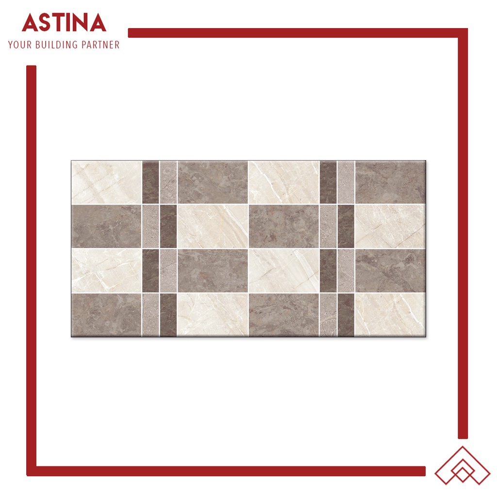Keramik Dinding Platinum Carmen Decor 25X50 cm