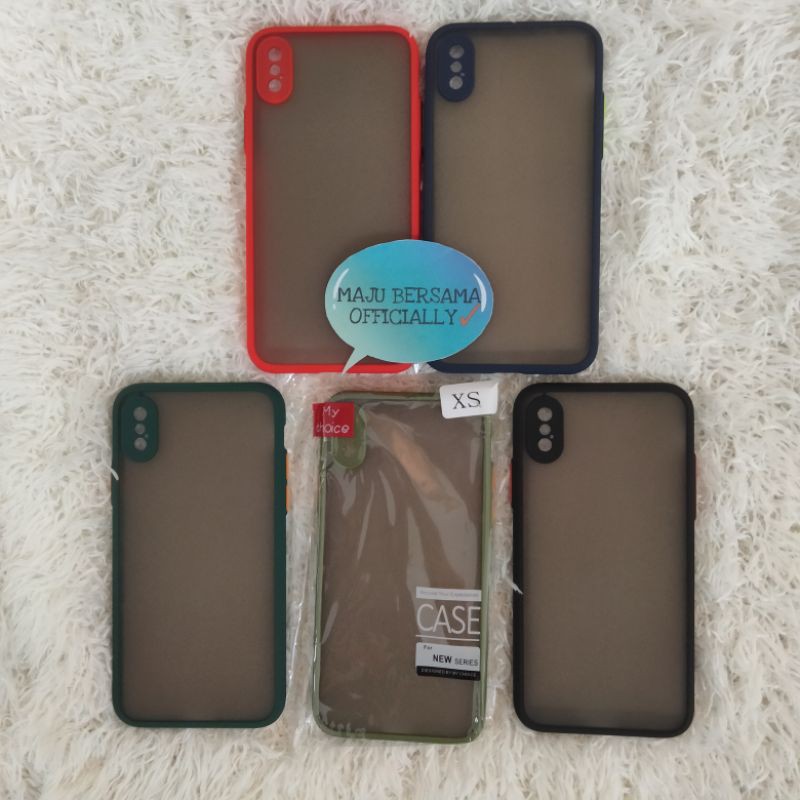 [MB] Softcase Bumper Case Aero Iphone XS free antigores / My choice Case Silikon Iphone XS