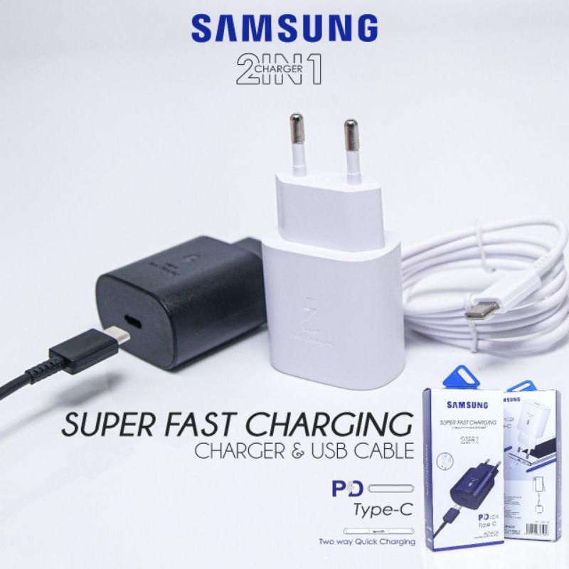 Travel Charger SAMSUNG NOTE 10 Ori 100% PD Type C Super Fast Charging