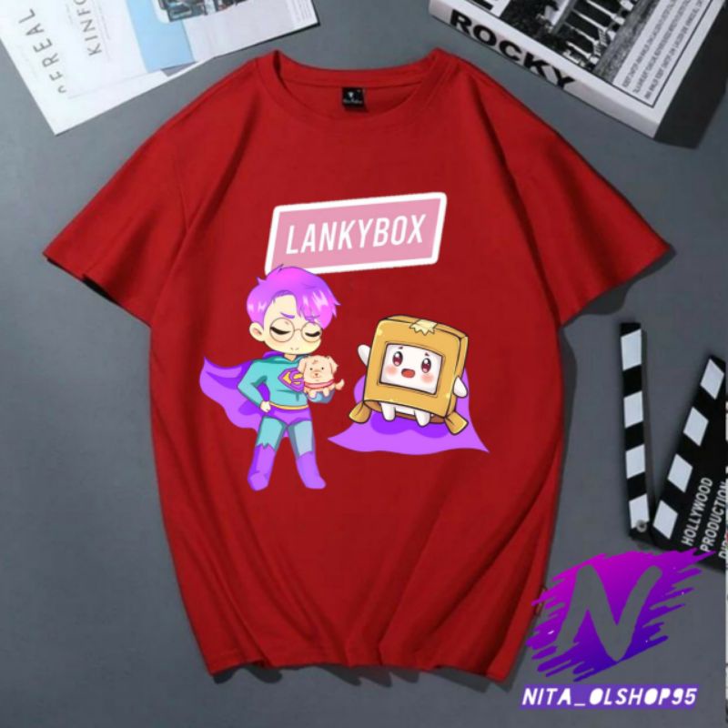 baju lankybox kaos lankybox baju kaos anak lanky box super