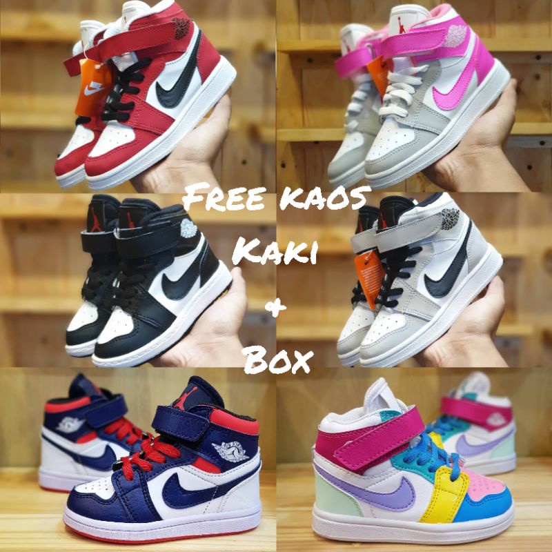 SEPATU ANAK LAKI LAKI DAN SEPATU ANAK PEREMPUAN NIKE JORDAN ANAK KUALITAS PREMIUM IMPORT QUA