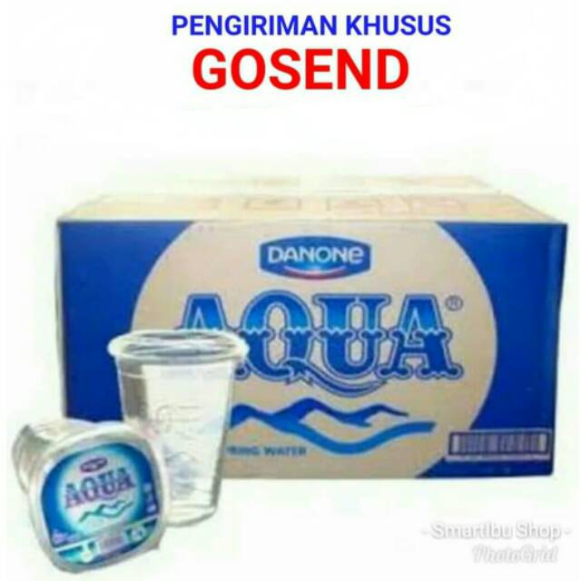 Jual Smartibu Menjual Aqua Air Mineral Gelas 240 Ml 1 Dus Isi 48 Cup Shopee Indonesia 6956