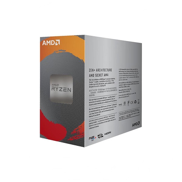 AMD Ryzen 3 3200G 4Core 3.6GHz Radeon Vega 8 Graphics AM4 Processor