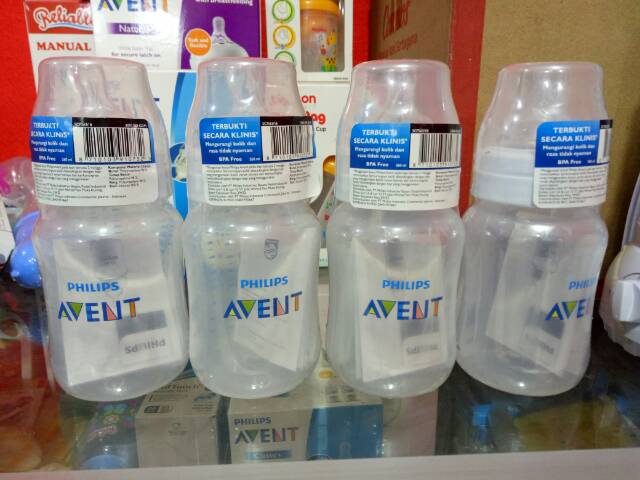 Botol Susu Philip Avent Classic Shrink Wrap Classic Plus 260 Ml Reduce Colic