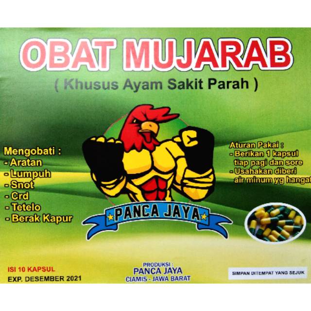 OBAT MUJARAB (Khusus Ayam Sakit Parah) PANCA JAYA