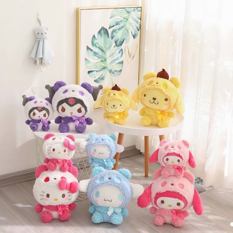 Kawaii My Plush Cinnamoroll Melody Mainan Anak Kuromi Toy Hadiah Natal Untuk