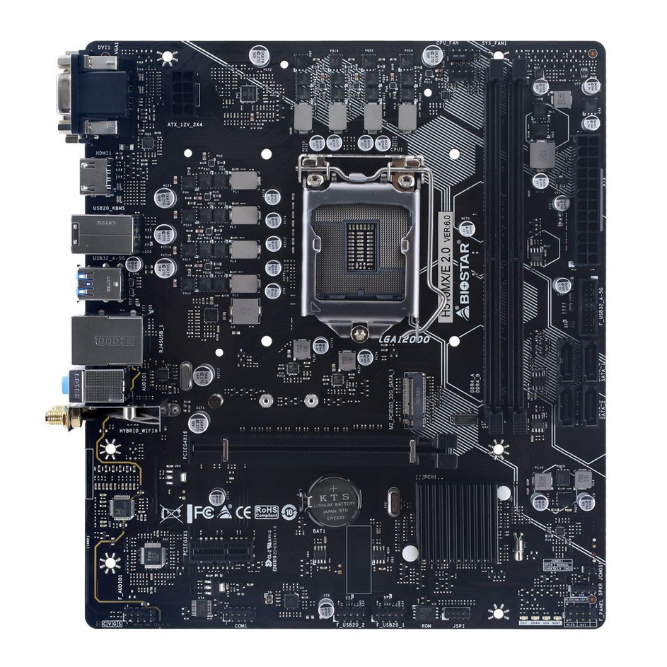 Biostar H510MX/E (LGA1200, H510, DDR4, USB3.2, SATA3)